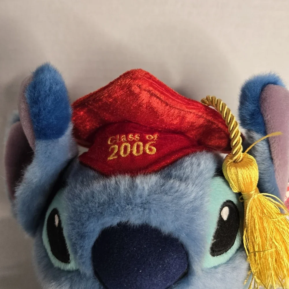 Disney Store Class Of 2006 Graduation Stitch Best Behaved Plush 10